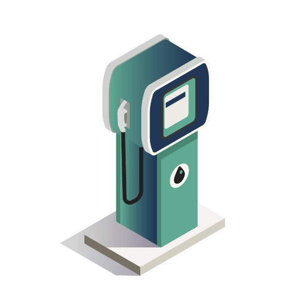 Illustration of fuel dispenser